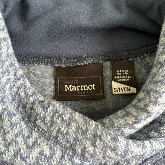 Marmot small sweater fleece tunic top - Picture 4 of 10